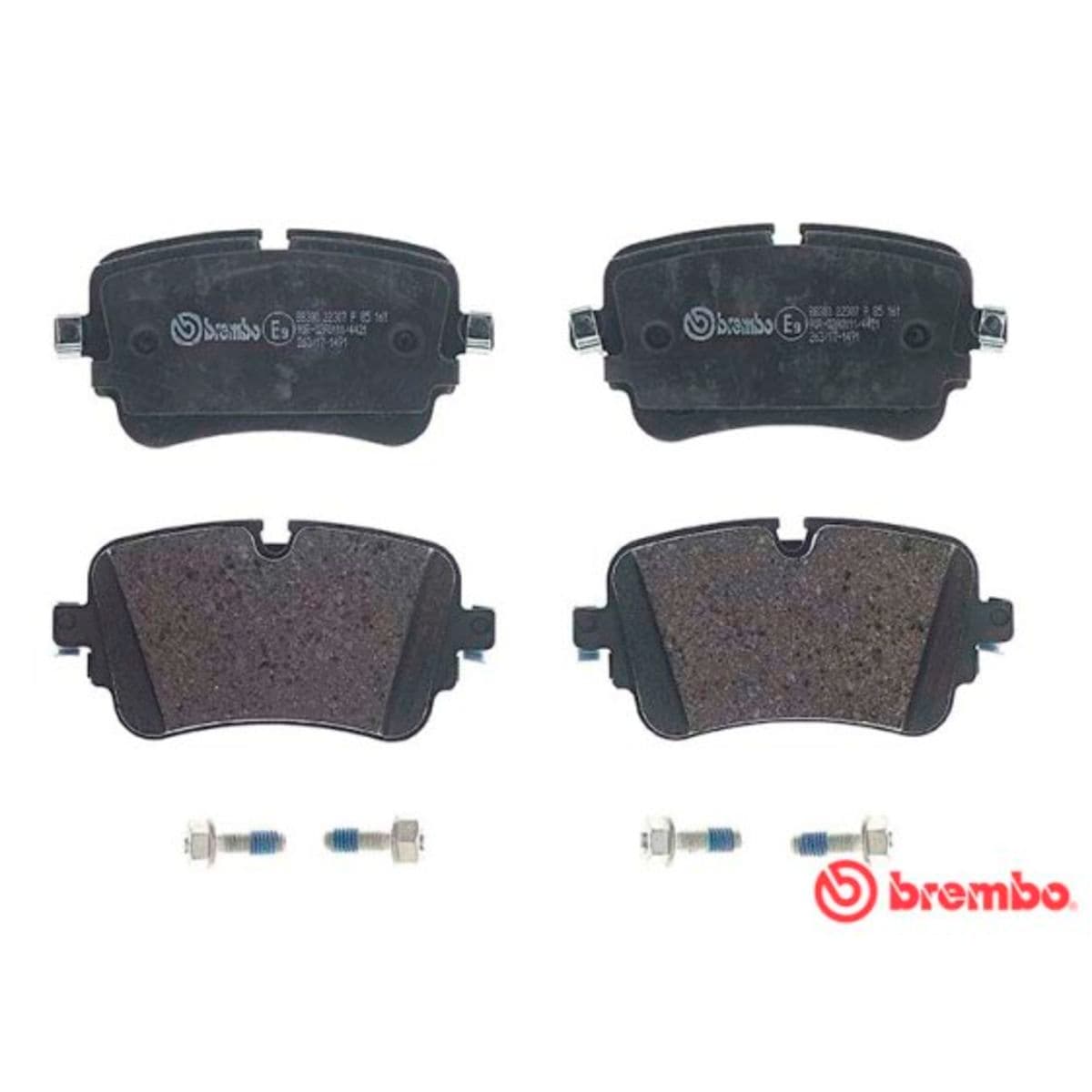Jeu de plaquettes de frein BREMBO P 85 161, arrière