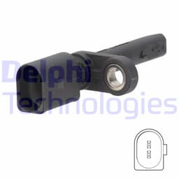 Capteur, vitesse de roue DELPHI SS20794 aperçu 3