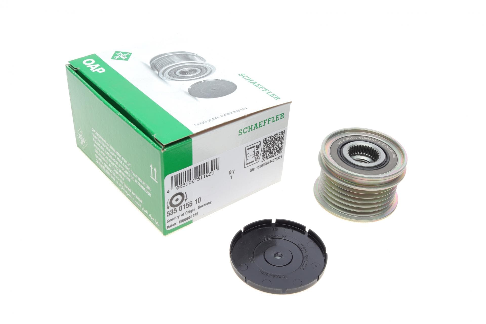 Poulie roue libre, alternateur Schaeffler INA 535 0155 10