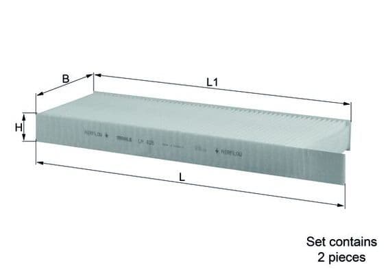Filtre d'habitacle BSG 70-145-001 